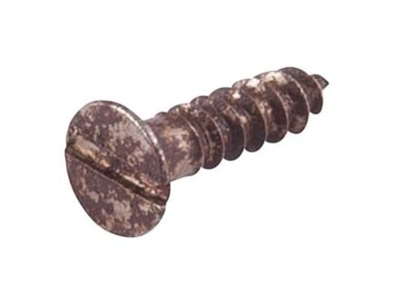 Brownells #4 x 0.50" Flat Head Wood Screw, Pack of 12