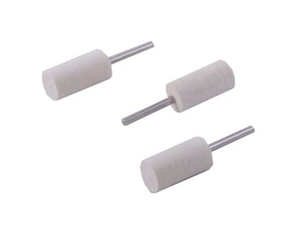 Brownells 1" x 0.50" Mandrel Mounted Felt Bob, Pack of 3