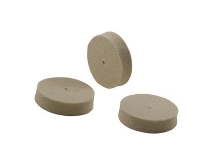 Brownells Square Unmounted Felt Bob, Pack of 3