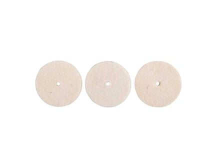 Brownells Square Unmounted Felt Bob, Pack of 3
