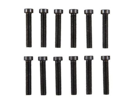 Brownells #6-48 x 0.75" Fillister Head Long Screw, Black Pack of 12