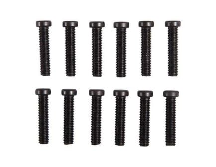 Brownells #8-40 x 0.75" Fillister Head Long Screw, Black Pack of 12