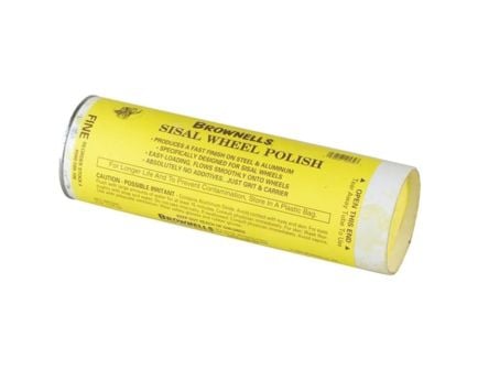 Brownells Fine Grit Sisal Wheel Polish, 3 lb Cardboard Tube