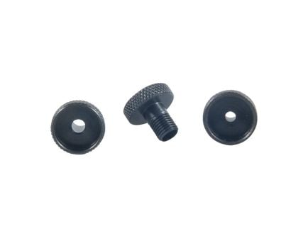 Brownells 1/2" Standard Aperture Peep Fits Williams 5D/Target Foolproof, Black Pack of 3