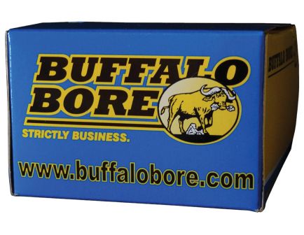 Buffalo Bore Heavy 35 Rem 220 grain Jacketed Flat Nose Rifle Ammo, 20/Box - 17A/20