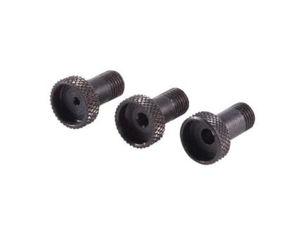 Brownells 3/8" Longer Shank Aperture Peep Fits Williams WGRS, Black Pack of 3