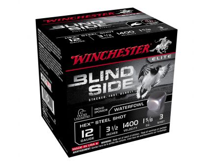 Winchester Blind Side 3.5" 12 Gauge Ammunition, 25rds - SBS12L2