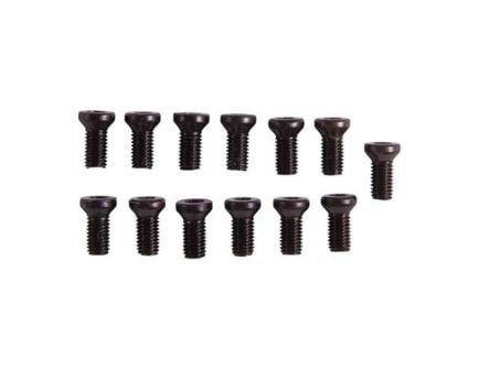 Brownells #6-48 x 0.25" T-10 Weaver Oval Screw, Black Pack of 12
