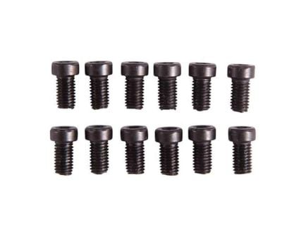 Brownells #6-48 x 0.25" T-10 Fillister Head Screw, Black Pack of 12