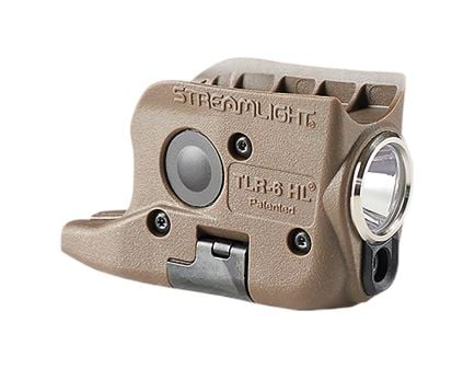 Streamlight TLR-6 HL G Tactical Light with Integrated Green Aiming Laser - 300 lm High-Performance - 69351