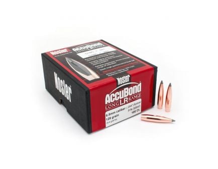 264 Cal/65mm 129gr AccuBond LR Bnd Sptzr Proj Box/100 58943