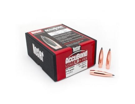 Nosler 30 Caliber(.308) 210gr AccuBond Long Range Bonded Spitzer BT Box/100 - 58317
