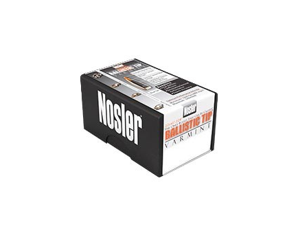 Nosler 22 Caliber (.224) 55gr Ballistic Tip Varmint Spitzer Bullets 100ct - 39526