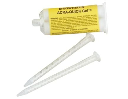Brownells 50 mL Acra-Quick Gel w/2 Mixing Tips