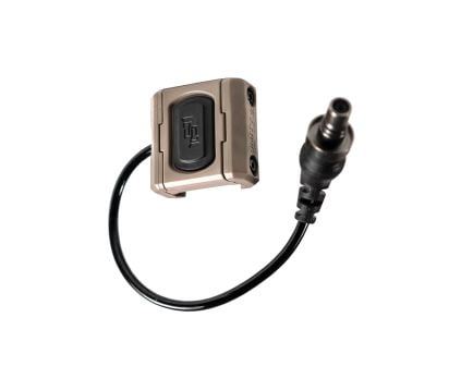 Unity Tactical ModButton Lite Remote Switch - Single Lead Polymer 1.30" for Tactical Efficiency - MBL-FDE-CL-4.5