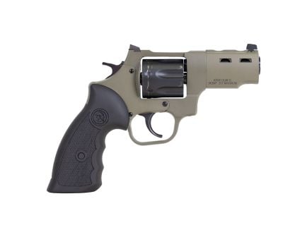 Taylors & Company Double Action 3" 357Mag 7rd Revolver, Green / Black Rubber Grip - RC1/230076