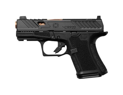 Shadow Systems CR920 Elite 9mm 3.41" 10rds Pistol, Black - Compact Elite Firearm - SS-4039