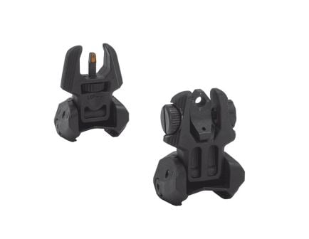 Meprolight FRBS Backup Sight Set - Front/Rear Flip-Up Sights with Orange/Green Illumination for Enhanced Targeting - 403220