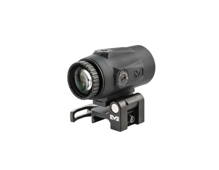 Meprolight MMX4 Magnifier with Integrated Side Flip Adapter 4x24mm - 4x Magnification with Side Flip Adapter for Quick Use - 8016000200