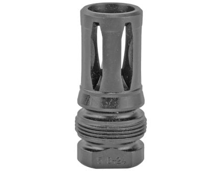 Dead Air Xeno Flash Hider 5/8-24, Black - Reduced Muzzle Flash for Enhanced Concealment - DA122