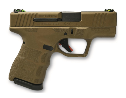 SAR SAR9 3.3" Subcompact 9mm 12rd Pistol, Bronze - SAR9SCBR