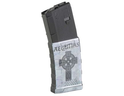 Mission First Tactical Extreme Duty 30rds .223 Remington/5.56x45mm Veritas Aequitas Graphic Magazine - Premium - EXPM556-D-BOON