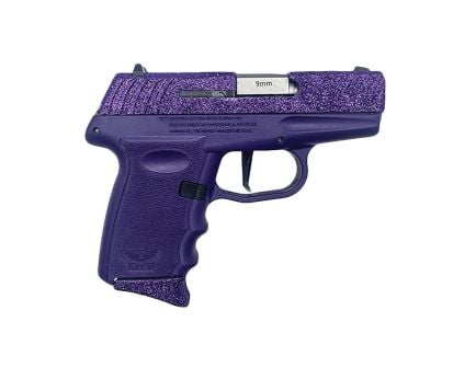 SCCY DVG-1 9mm 3.10" Compact Pistol 10rds, Royal Purple - Distinctive and Functional - DVG1RPPU
