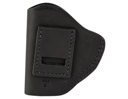 Uncle Mike's Taurus 85/856 IWB Holster Ambidextrous Leather SZ 2 Black - Classic and Comfortable Carry - UM-IWB-2-MBL-A