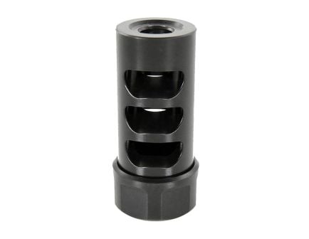 American Precision Arms Gen 2 Micro Bastard Self Timing Muzzle Brake 1/2-28, Black - Minimalist Recoil Reduction - G2M1230N