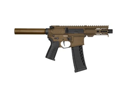 CMMG Banshee MK4 .22LR 4.50" AR Pistol, Midnight Bronze - 22A1A0FMB