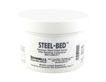 Brownells Steel Bed Resin, 8 oz