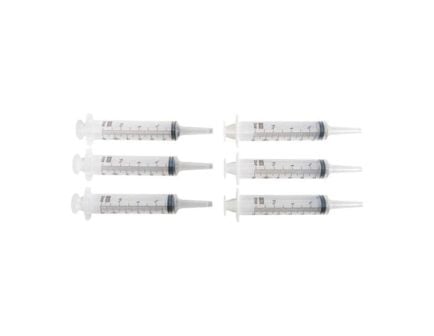 Brownells Re-Usable Syringe, 50 cc Pack of 6