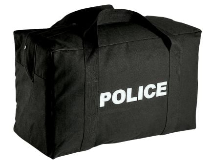 Rothco Large Canvas Police Gear Bag - Black
