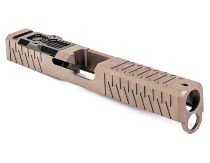 ZevTech Enhanced SOCOM Stripped Slide for Glock 17 Gen 4 Pistol, Flat Dark Earth - SLD-Z17-4G-ESOC-RMR-FDE
