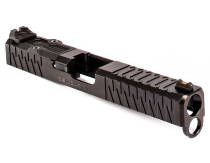 ZevTech Enhanced SOCOM Slide Kit for Glock 17 Gen 4 Pistol, DLC Black - SLD.KIT-Z17-4G-ESOC-RMR-DLC