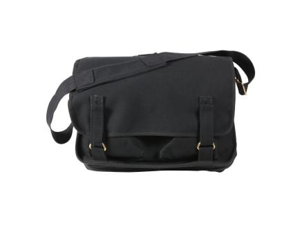Rothco Canvas European Shoulder Bag - Black