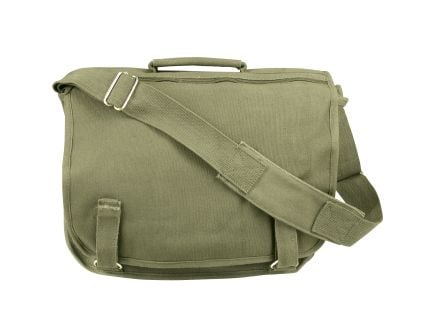 Rothco Canvas European Shoulder Bag - Olive Drab
