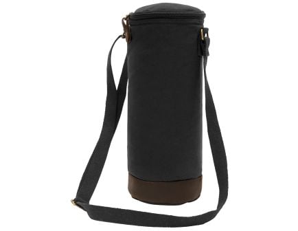 Rothco Waxed Canvas Wine Carrier Tote Bag - Black