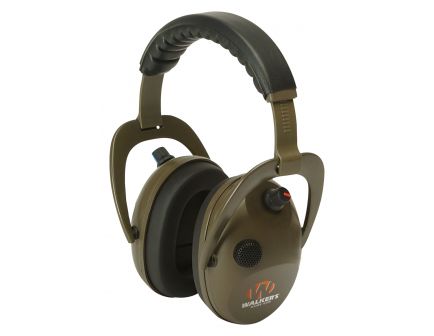 Walkers Game Ear Alpha 24 dB Over the Head Electronic Earmuff, Green - GWPWREPMBN
