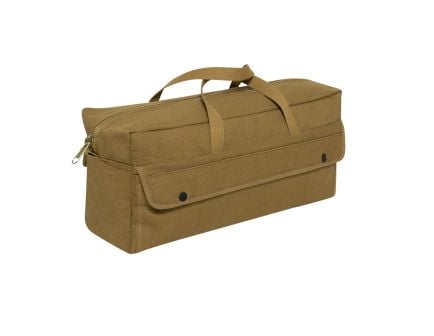 Rothco Canvas Jumbo Tool Bag With Brass Zipper - Coyote Brown