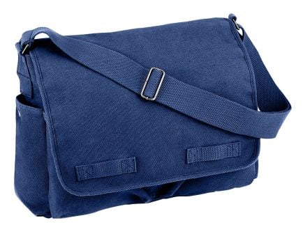 Rothco Classic Canvas Messenger Bag - Blue
