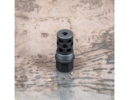 SilencerCo Compact Radial Brake 5/8-24, Black - Optimal Recoil Reduction - AC5233