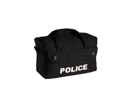Rothco Canvas Small Black Police Logo Gear Bag