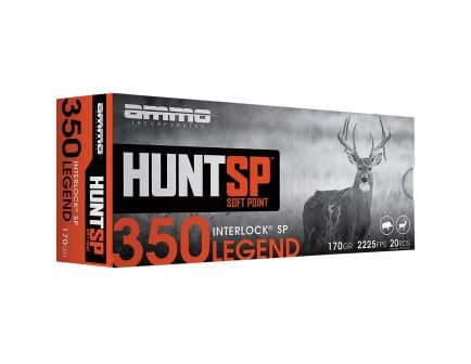 Ammo Inc Hunt .350 Legend 170gr SP 20rds Rifle Ammo, 20Rds