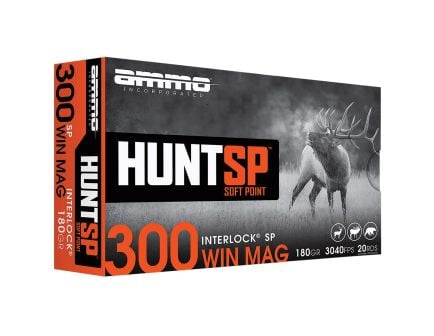 Ammo Inc Hunt .300 Win Mag 180gr SP Rifle Ammo, 20rds