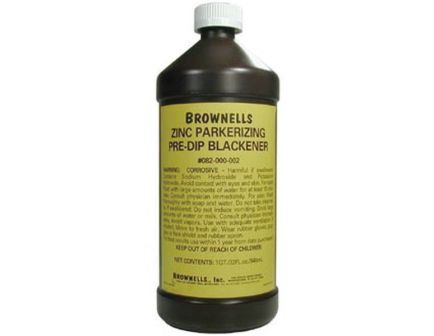 Brownells Zinc Parkerizing Pre-Dip Blackener, 1 qt Plastic Bottle