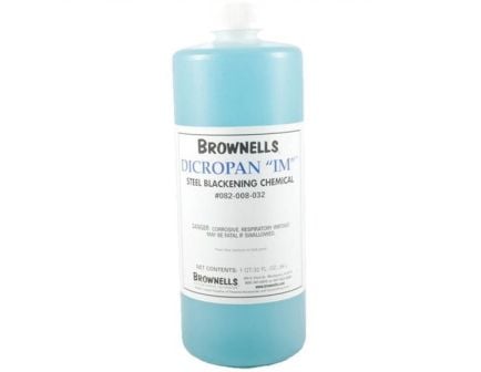 Brownells Dicropan IM Bluing, 1 qt Plastic Bottle