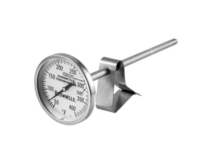 Brownells 2.13" Bluing Thermometer w/Clip, Silver
