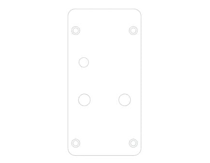 Beretta Optic Plate Kit - Complete Optic Plate Kit for Beretta APX A1 Carry - EUS03061