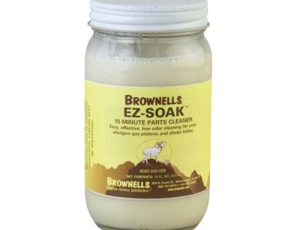 Brownells EZ-SOAK Parts Cleaner, 16 oz Glass Bottle